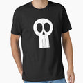 Zerocalcare Inspired Hand-Drawn Skull T-Shirt Design by EM DESIGN STUDIO