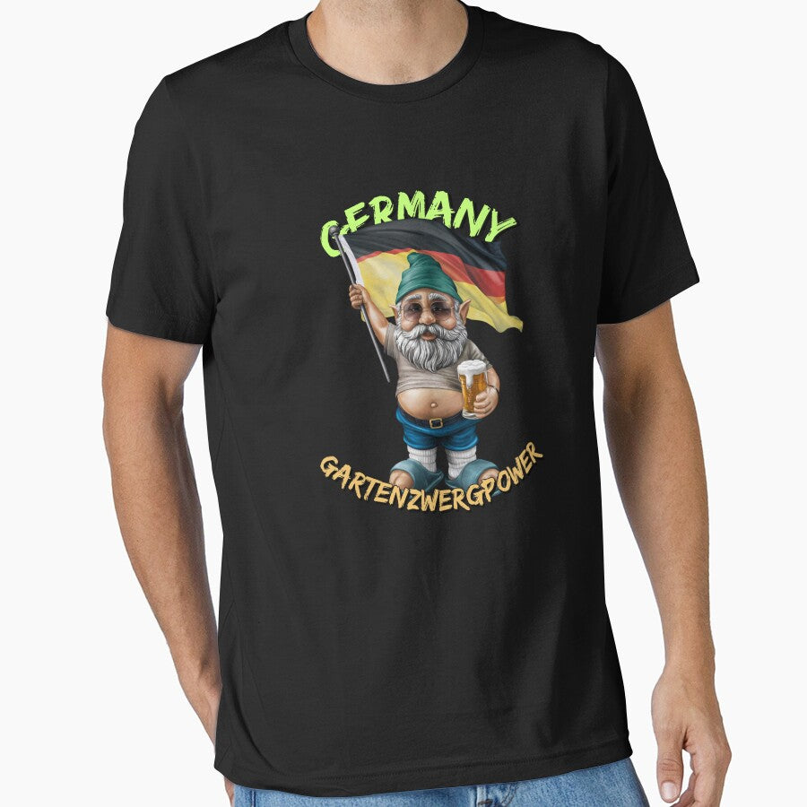 Garden Gnome goes EM - Garden Gnome Power 14 by Toms Tee