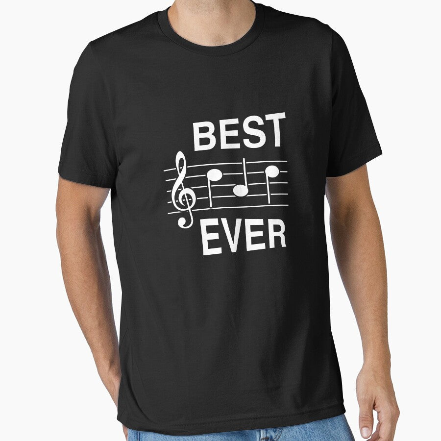 'Best Dad Ever' Music Notes Spelling Dad - Perfect Gift by duncandesigns84