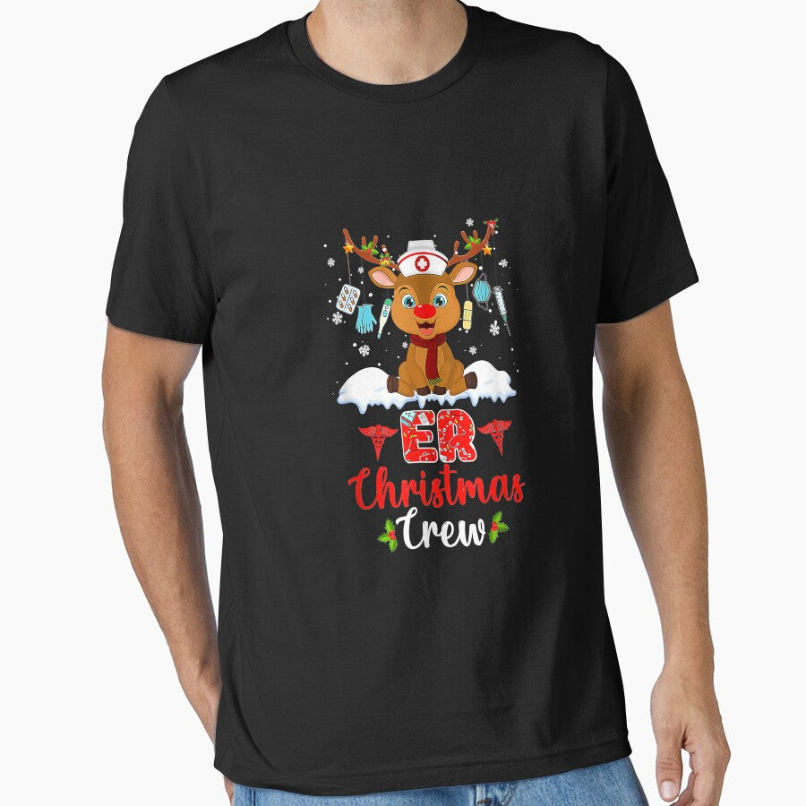 ER Christmas Nurse Crew Family Group Nursing Xmas Pajama by AnitaJGreenspan