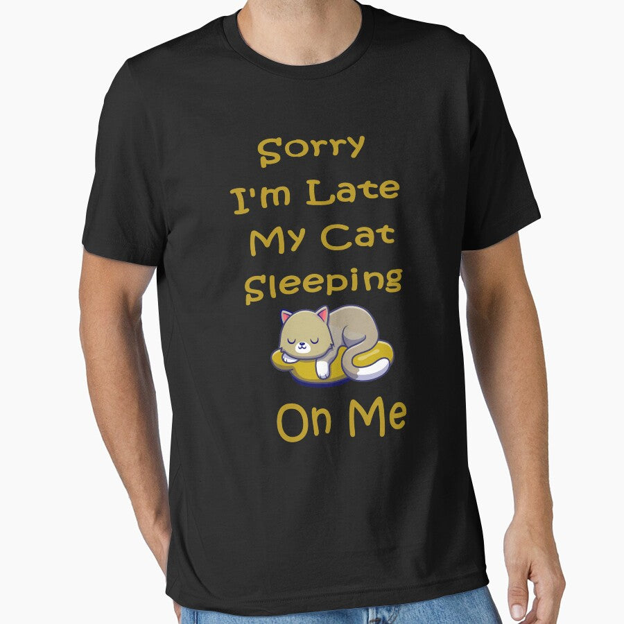 sorry im late my cat sleeping on me by Bouchfashions