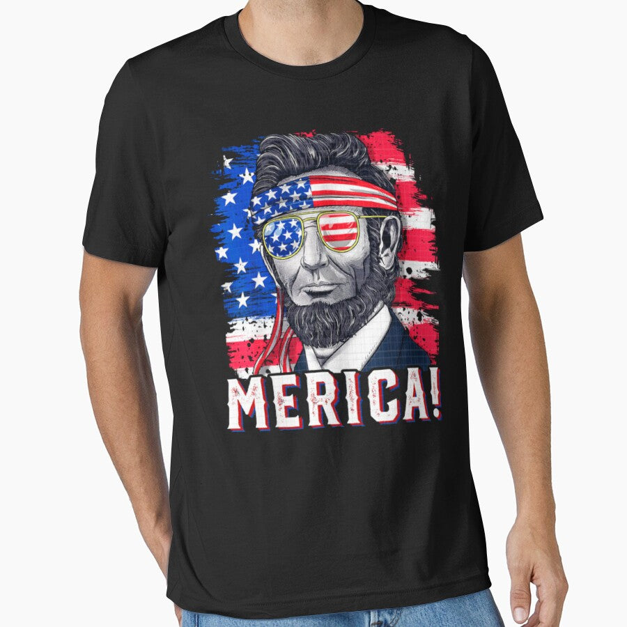 MERICA Abraham Lincoln 4th Of July by Kribis