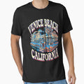Retro Venice Beach West Coast Logo Shirt by GreggRoss
