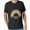 Bowling Ball Beach Usa Retro Classic T-Shirt by pkelseysi