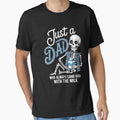 Just A Dad Who Always Came Back With The Milk by Patricsselin Unisex , , , Long Sleeve Tee