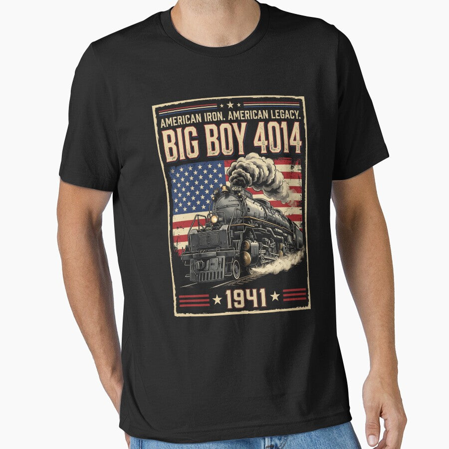 American Iron American Legacy Big Boy 4014 1941 Steam Locomotive Train Railfan by SofenArt