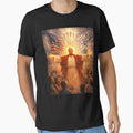 Trump as Jesus Patriotic Graphic by schoolofbullies