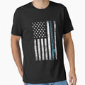 American Flag Fishing Shirt Vintage Fishing by iesingc