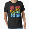 Retro New York Text Usa State by TheCatmeow2000