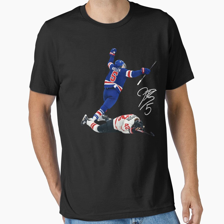 Megan Keller, Hockey, Retro Hilary Knight by CLOUDYMOODS