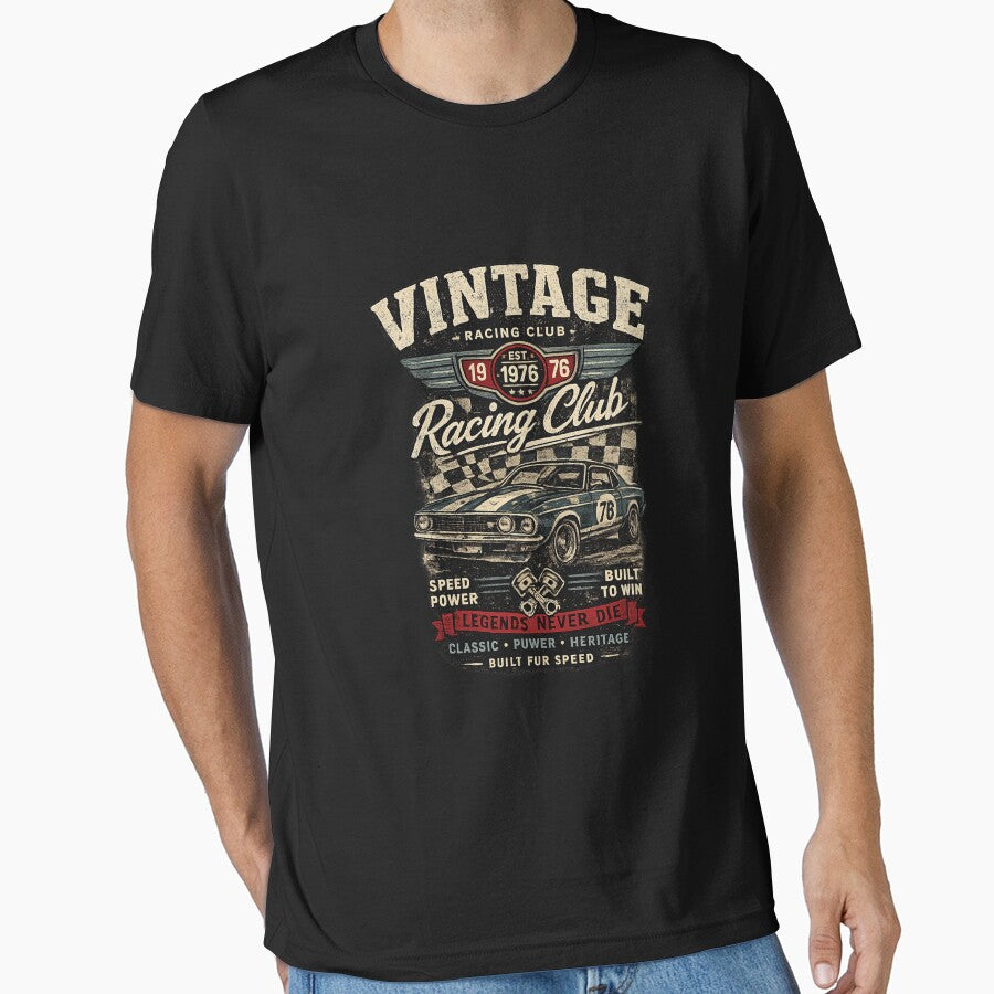 Vintage Racing Club Retro Motorsport Car Design by Ivory Code