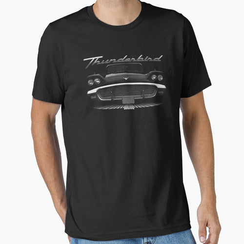 1959 TBird Two Side Black Classic Guys  Unisex Tee Team T-Shirts New Style Shirt For Girls Unique T-Shirts Print On Demand by kreisonlyny
