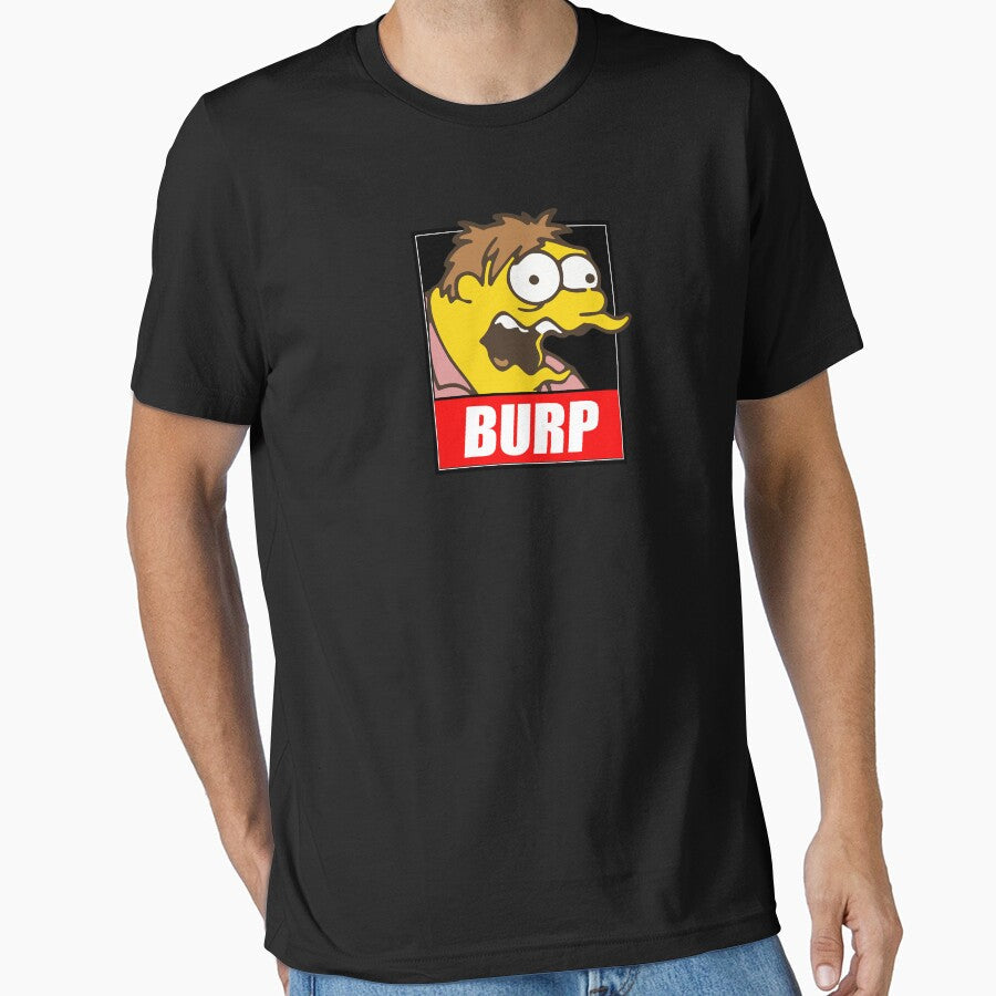 Barney Gumble Burp Gate [Cartoon Remix Designs] by Gunns & Junos Unisex , , , Long Sleeve Tee