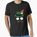 Lederhosen Oktoberfest German Face Glasses Halloween Costume by ryukaizox1