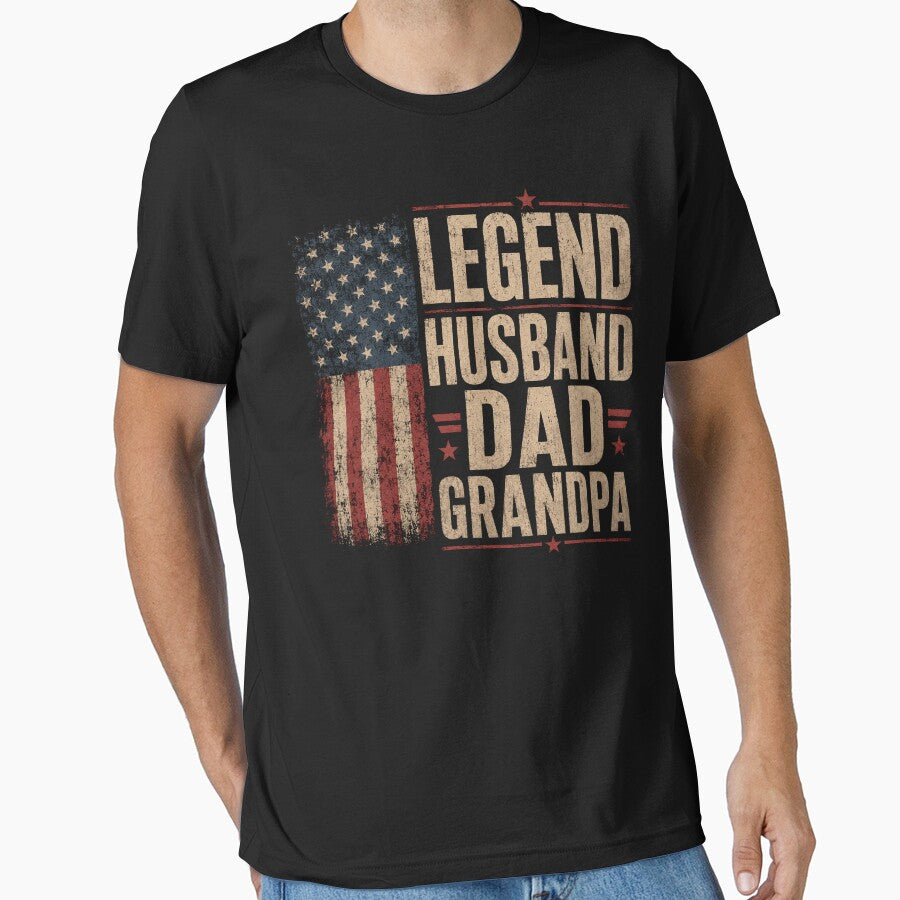 Legend Husband Dad Grandpa Father's Day American Vintage by will freed18