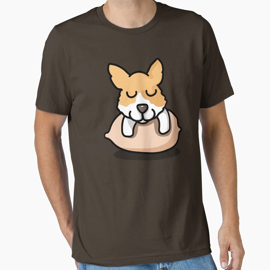 Pembroke-Welsh-Corgi by Cute Animal pattern T-shirt