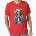 Elephant Hipster 2 by Toms Tee