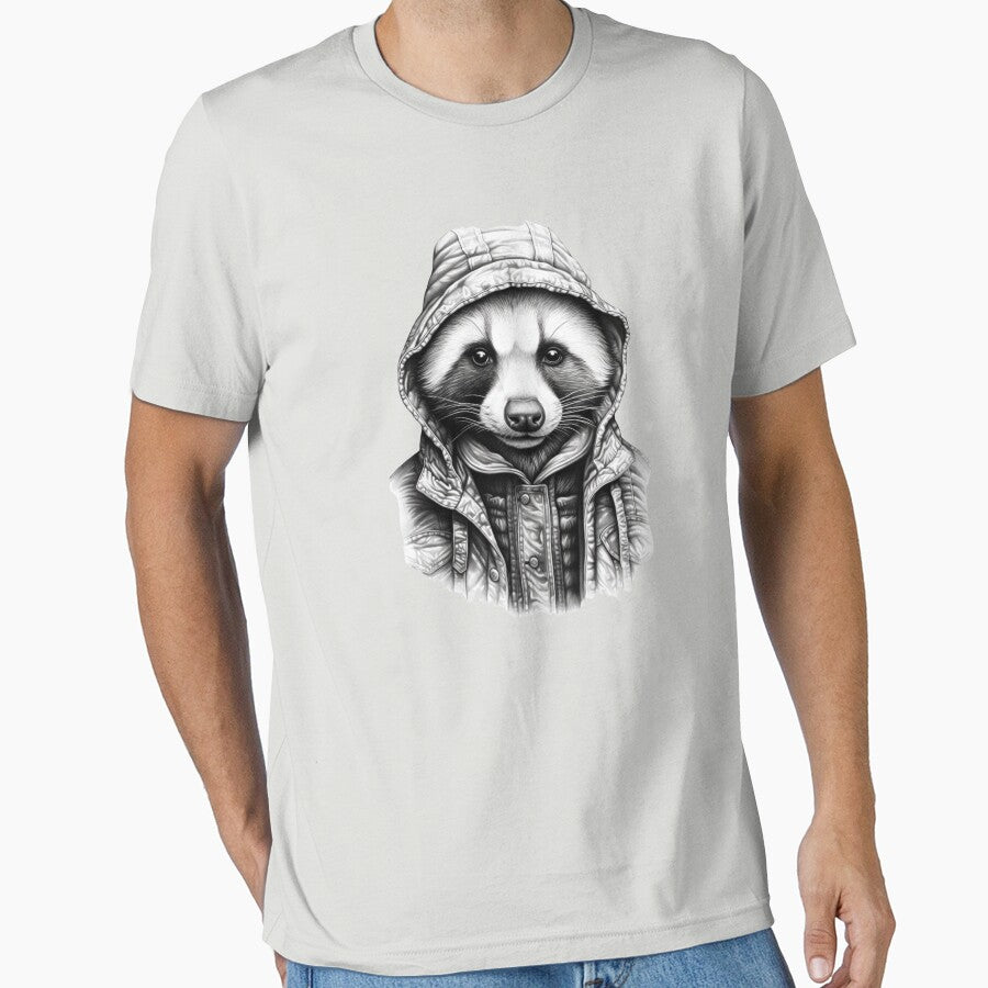 Badger with hood by Toms Tee
