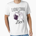 I love coffee and beer, Coffee lover, Beer lover, Coffee, Beer, Drink lover, Dad life, Dad Gift by nanathaishop