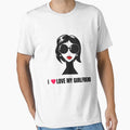 I love my girlfriend shirt, Awesome girlfriend day shirt and perfect gift for girlfriend, Girlfriend day, Gift for her, Cute girlfriend shirt by T. MINISTRY