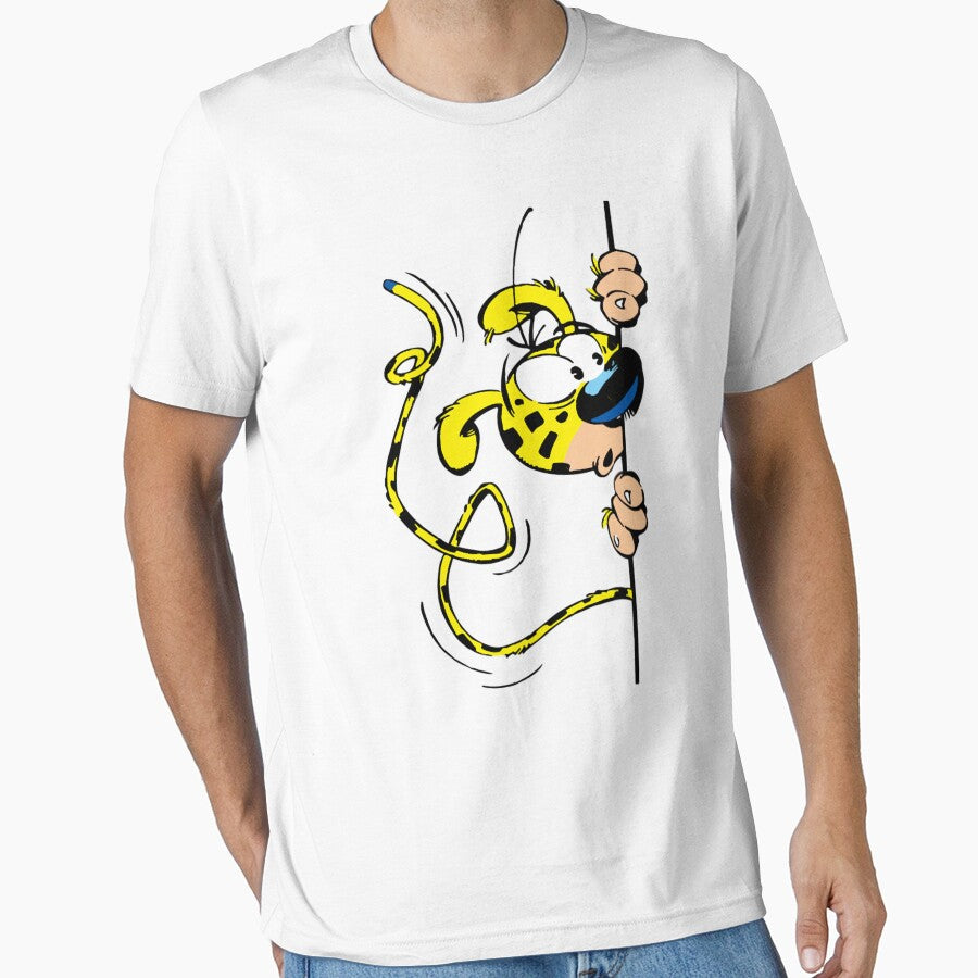 Marsupilami blue wall Gaston Lagaffe Movie Cartoon Color Big Ben Classic by oritoor58392 Unisex , , , Long Sleeve Tee