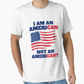 American not American't-I am an American not an American't-Patriot USA-American flag- by kingstorre