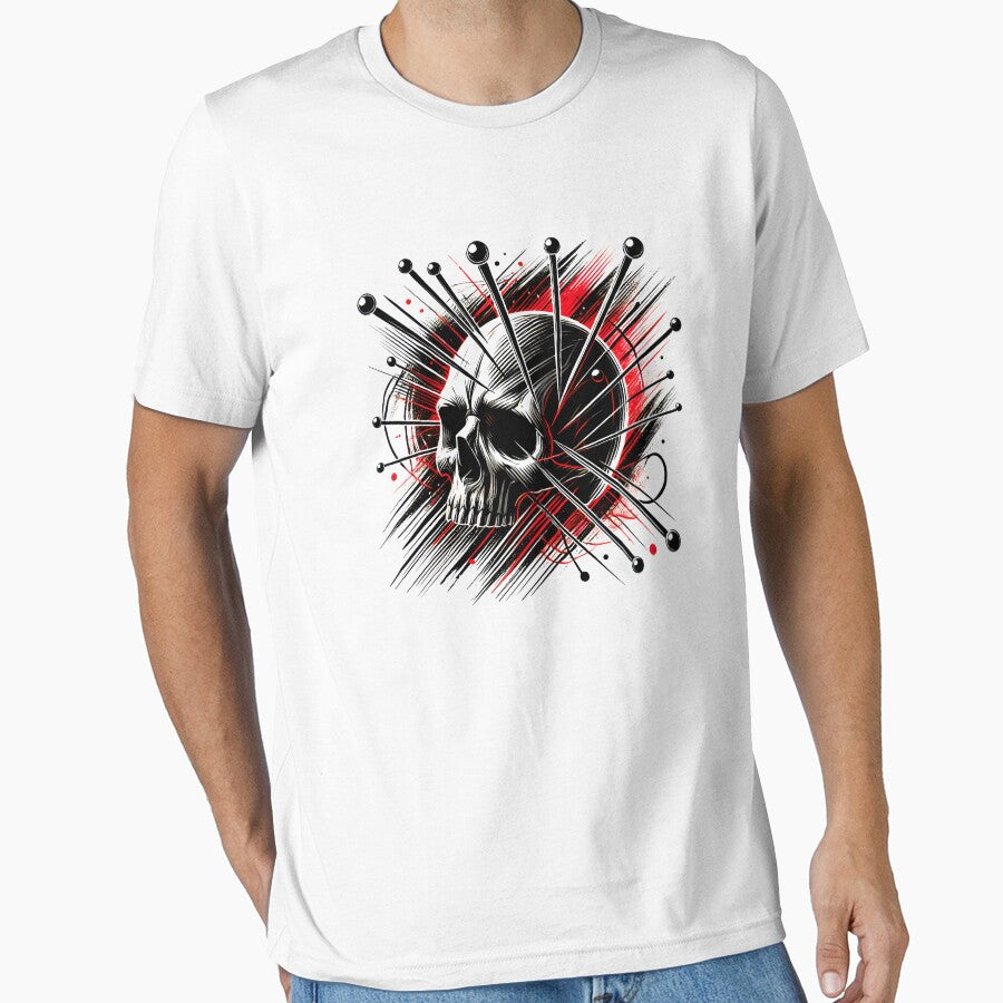 Voodoo Skull with Pins and Dark Energy Explosion by Pattamo1