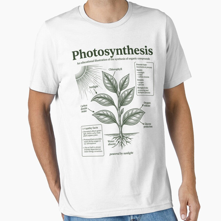 Vintage Photosynthesis Diagram Plant Biology Science Chart by FreshVibe Prints