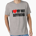 I Love My Hot Boyfriend Red Heart I Love My Hot Boyfriend Gear by DynamicDesign