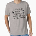 And She Lifted Heavily Ever After - Funny Workout Motivation Quote by unique things Unisex , , , Long Sleeve Tee
