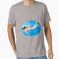 Surfing sport cartoon art by lovingangela Unisex , , , Long Sleeve Tee