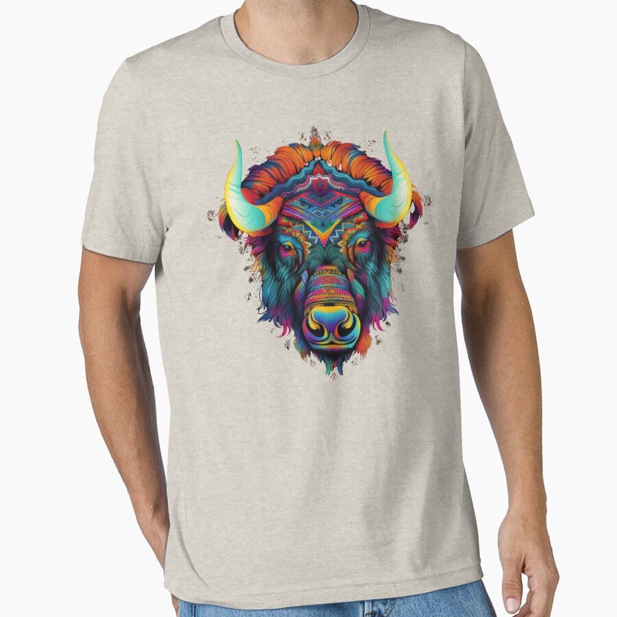 Bison Popart 2 by Toms Tee