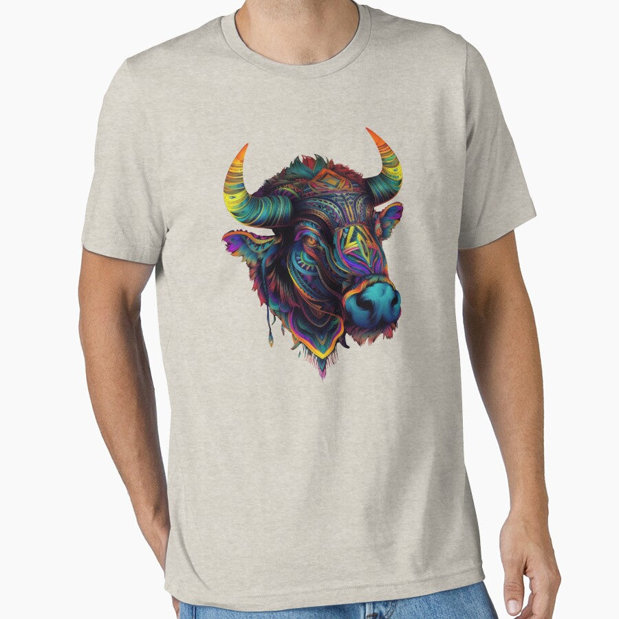 Bison Popart 4 by Toms Tee
