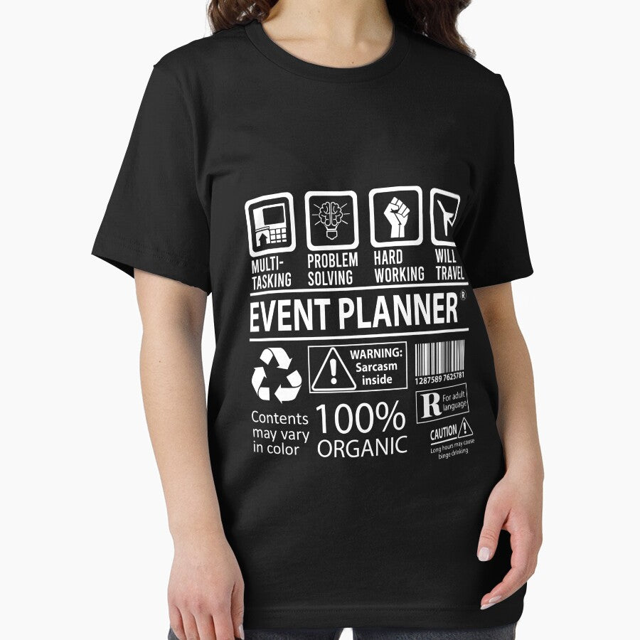 Event Planner T Shirt - MultiTasking Certified Job Gift Item Tee by oslandefren