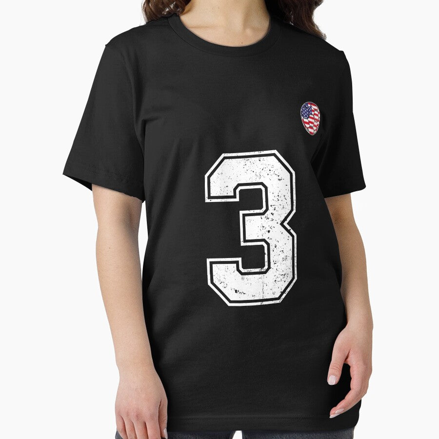 Soccer player Jersey number 3 Usa Fans by RoyesButler
