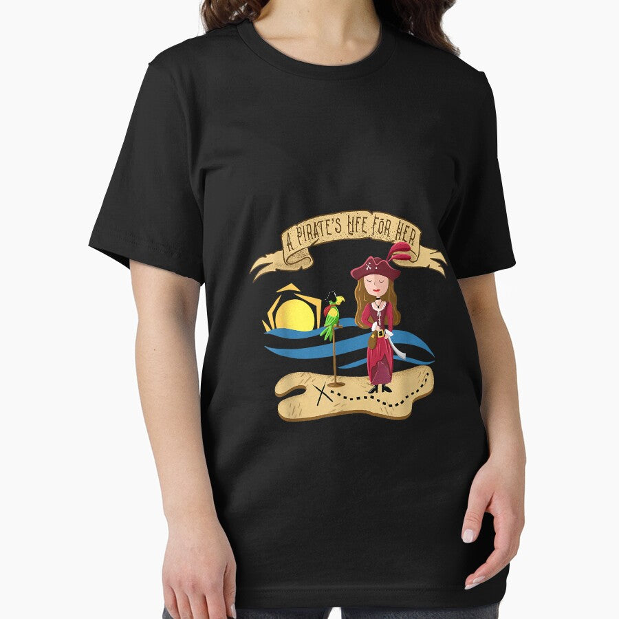 SLG A Pirate's Life for Her Caribbean Girl with Parrot by JeffreyMCombs