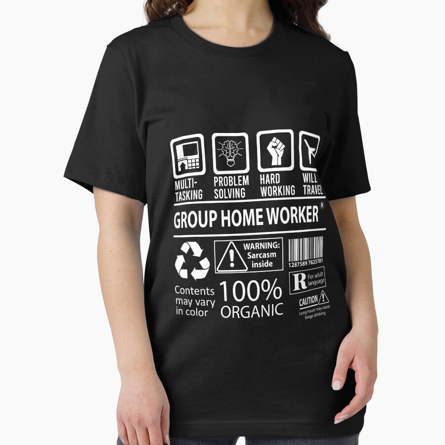 Group Home Worker T Shirt - MultiTasking Certified Job Gift Item Tee by oslandefren