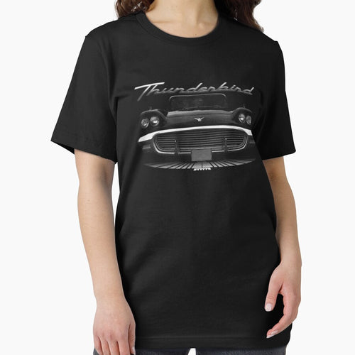 1959 TBird Two Side Black Classic Guys  Unisex Tee Team T-Shirts New Style Shirt For Girls Unique T-Shirts Print On Demand by kreisonlyny