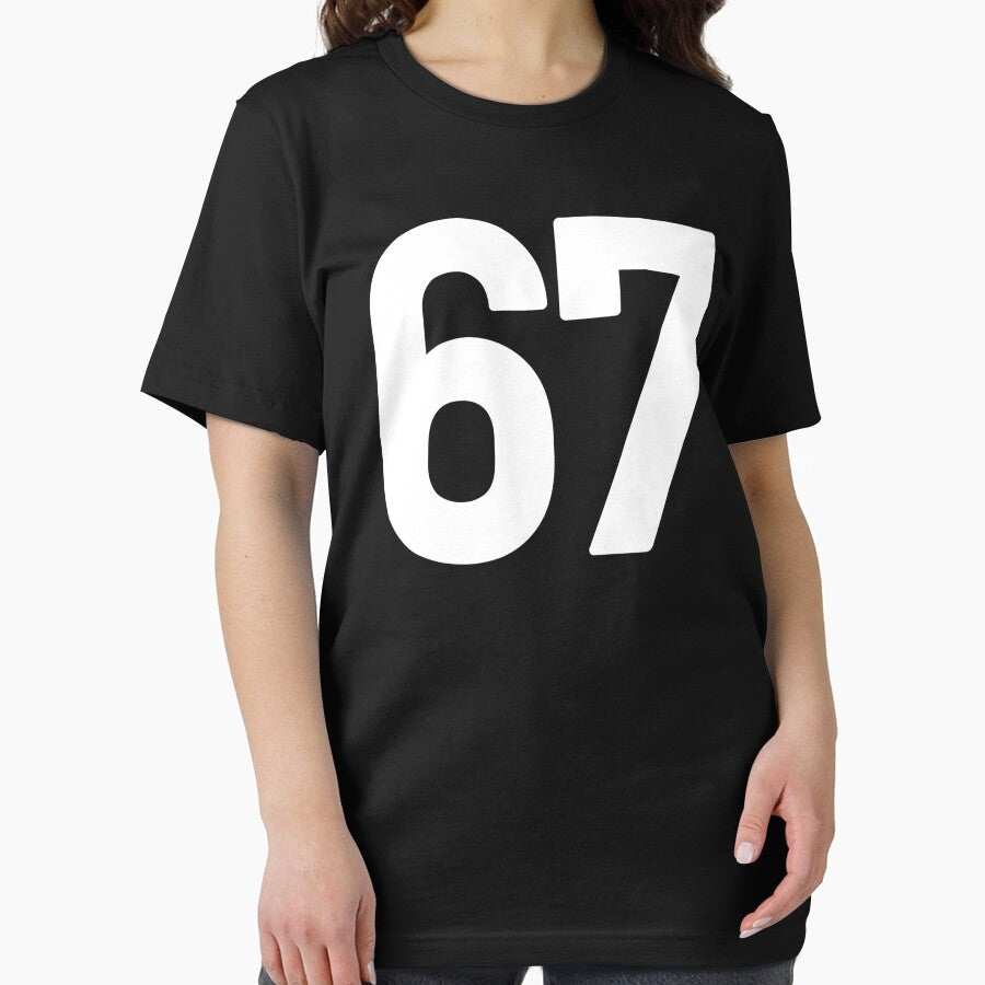 Bold Number 67 Minimalist by Digital Art Works  Hub