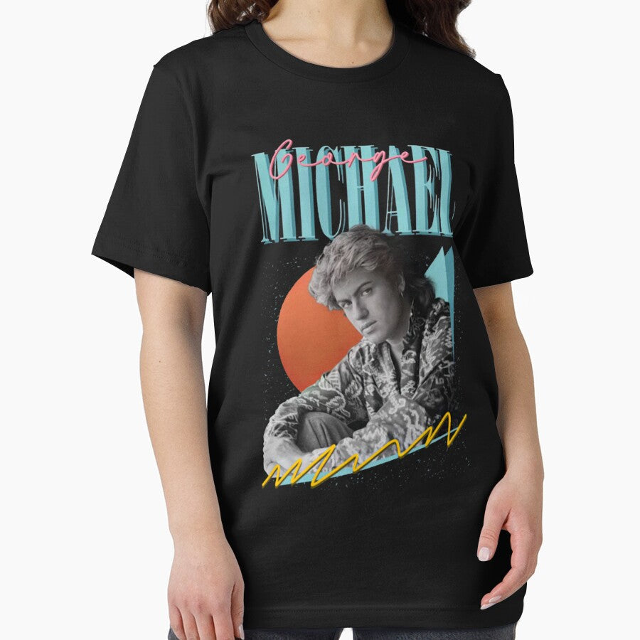 Art - George Michael by MackeyMike Unisex , , , Long Sleeve Tee