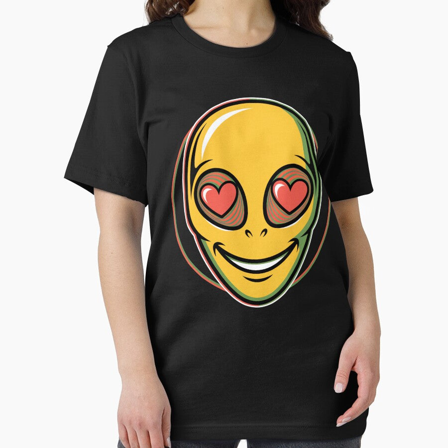 Psychedelic Alien Face Raver by MooonTees