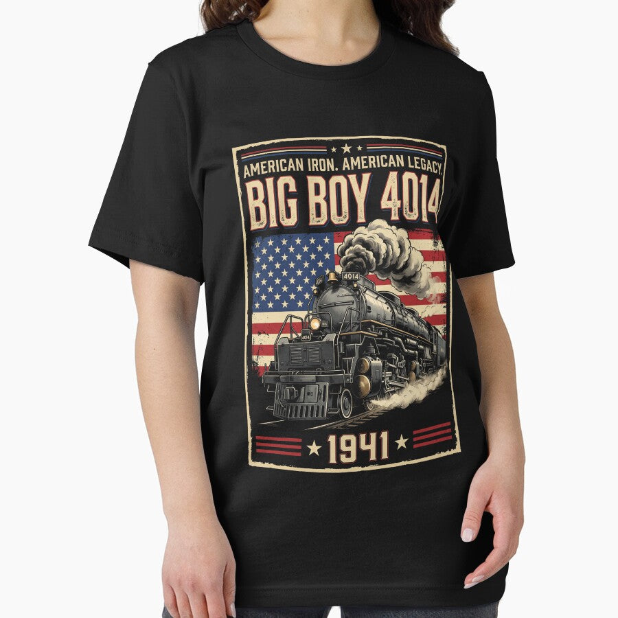 American Iron American Legacy Big Boy 4014 1941 Steam Locomotive Train Railfan by SofenArt