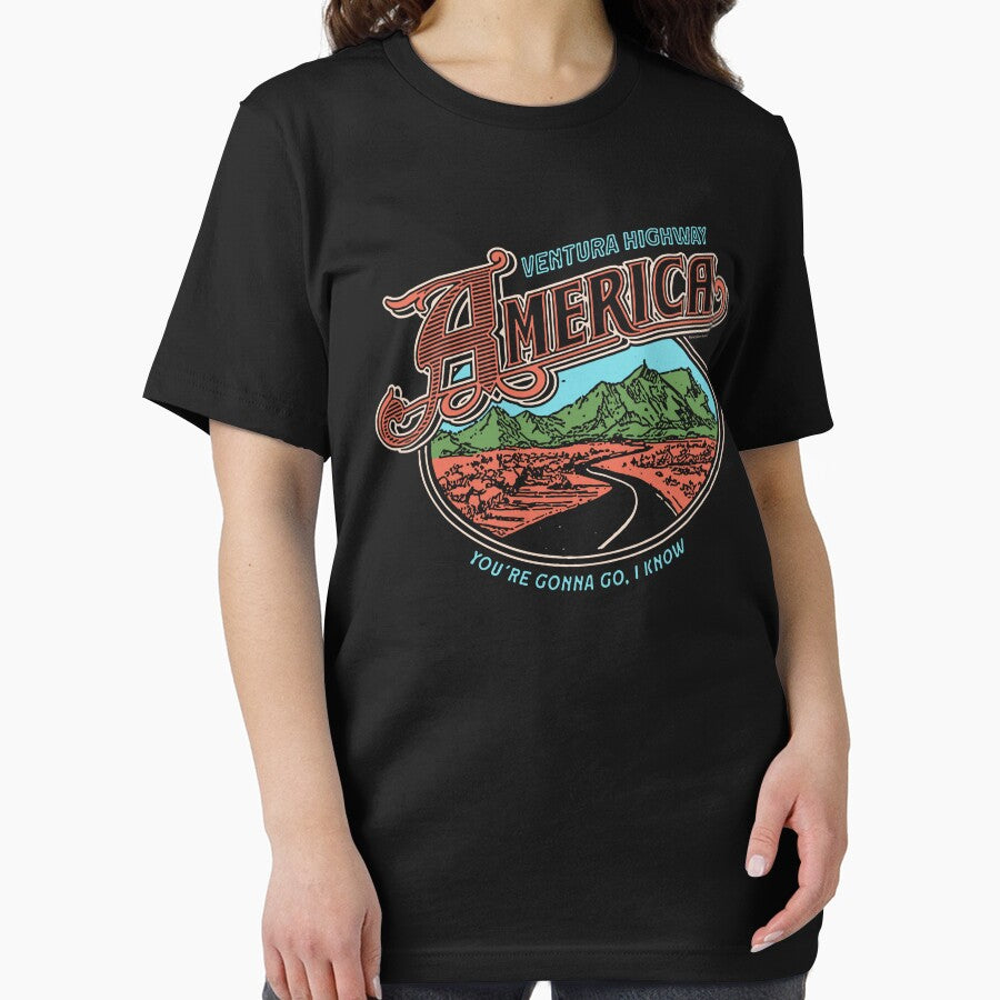America The Band Ventura Highway Vintage 70s Folk Rock Band by Glow-Paw-Studio
