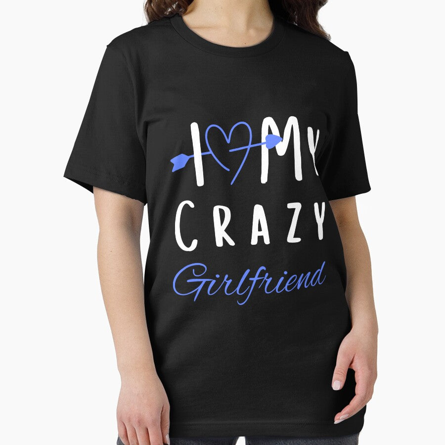 I Love My Crazy Girlfriend T-Shirt Essential T-Shirt by amchtakkosa1