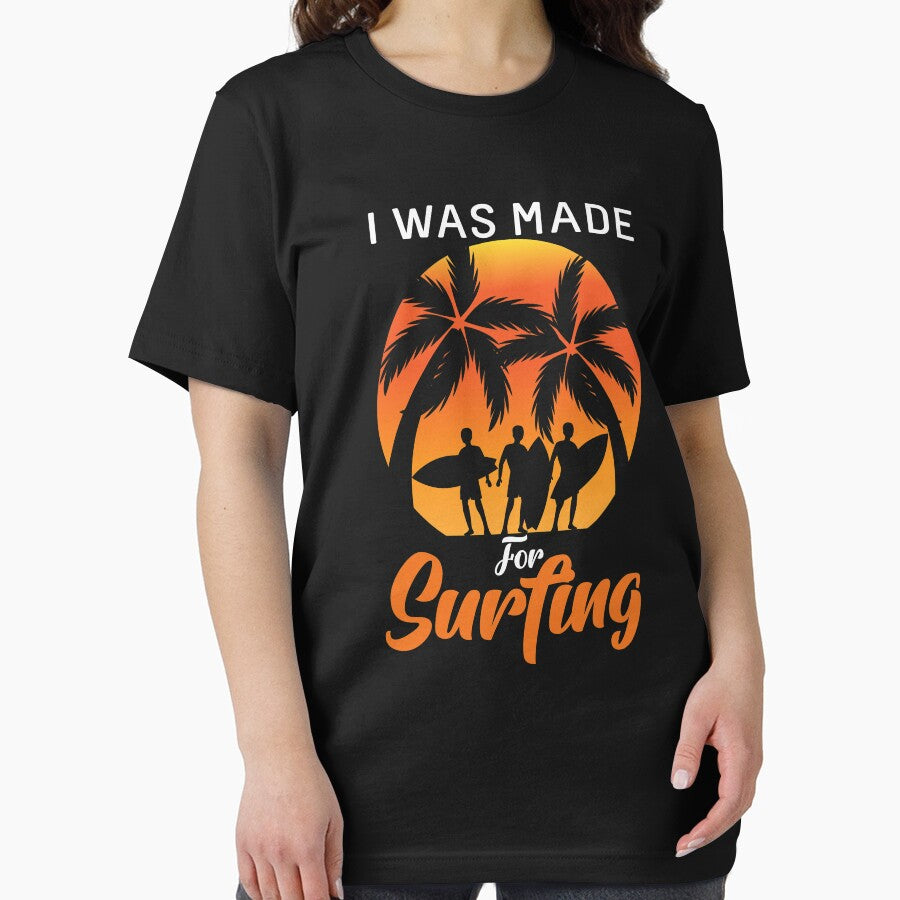I was Made for Surfing by ubantee Unisex , , , Long Sleeve Tee