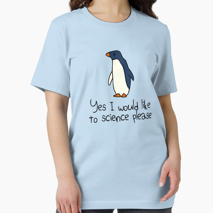 Yes I Would Like To Science Please Penguin by jezkemp