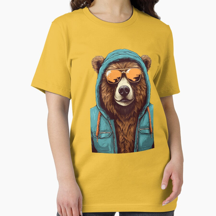 Bear with hoodie by Toms Tee