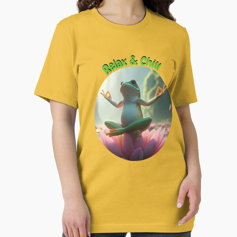 Relax & Chill Frosch in Lotus 3 by Toms Tee