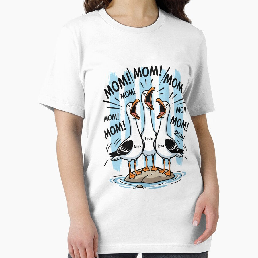 Mom! Mom! Mom! Funny Mom Life Parenting Humor by SofenArt