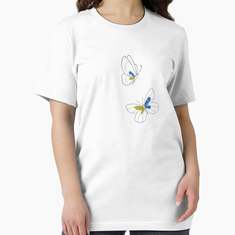 Yellow-blue butterfly by IPRINTUA